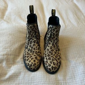 Dr. Martens Flora Pony Hair Cheetah Boot